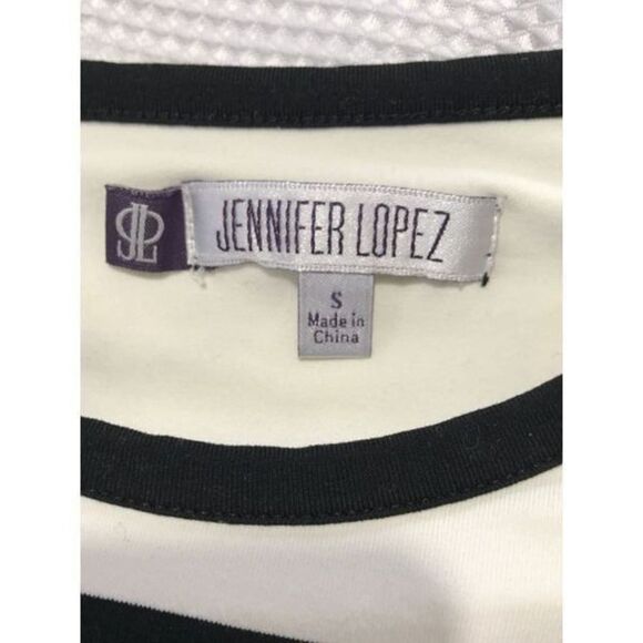 jennifer lopez long sleeve scoop neck top - Picture 2 of 3